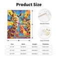thumbnail image 2 of Gaeub Colorful Giraffes with Drinks Print Modern Canvas Wall Art Prints,Artwork Abstract Paintings,Canvas Decorative,Pictures on Canvas for Home Decorations,Wall Decor, 2 of 6