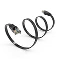 thumbnail image 1 of 7 ft. 32 AWG CAT6 Black Flat Ethernet Patch Cable, 1 of 1
