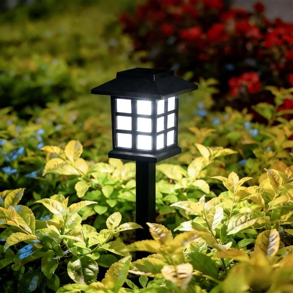 DAYBETTER 12 Pack Solar Lights Outdoor, Waterproof LED Solar Pathway Lights for Garden, Landscape, Path, Yard, Patio, Driveway, Cold White