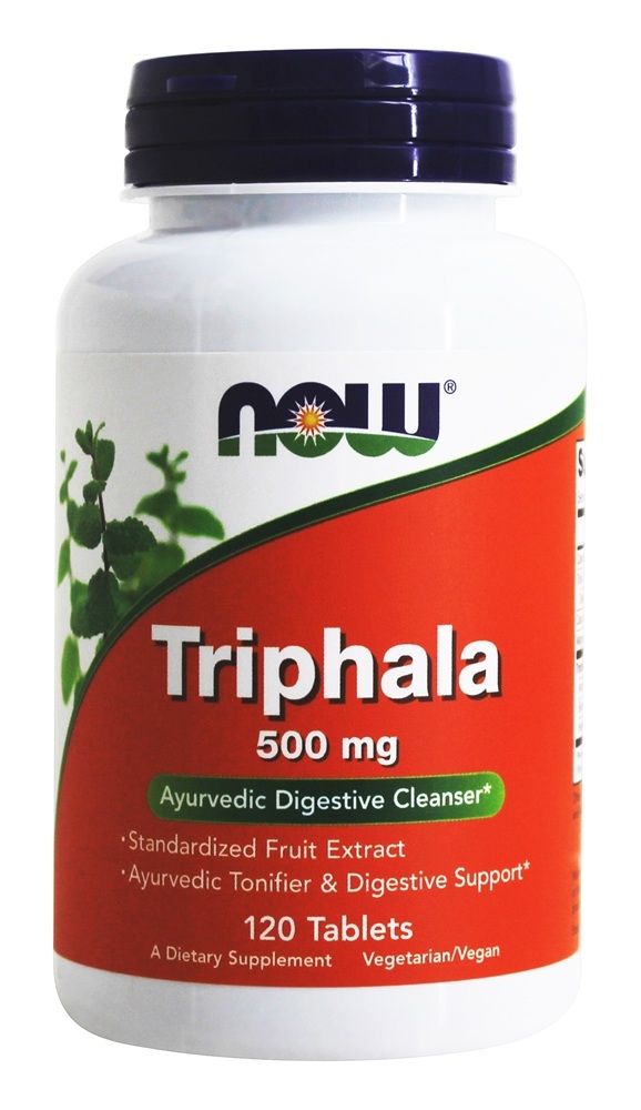 NOW Foods Triphala 500 mg. 120 Tablets