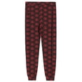 thumbnail image 5 of Men's Halloween Jogger Pajama Pants, Drawstring Two Pocket Printed Cuffed Lounge Sleep Trousers Nightwear Slacks, Wine, S, 5 of 7