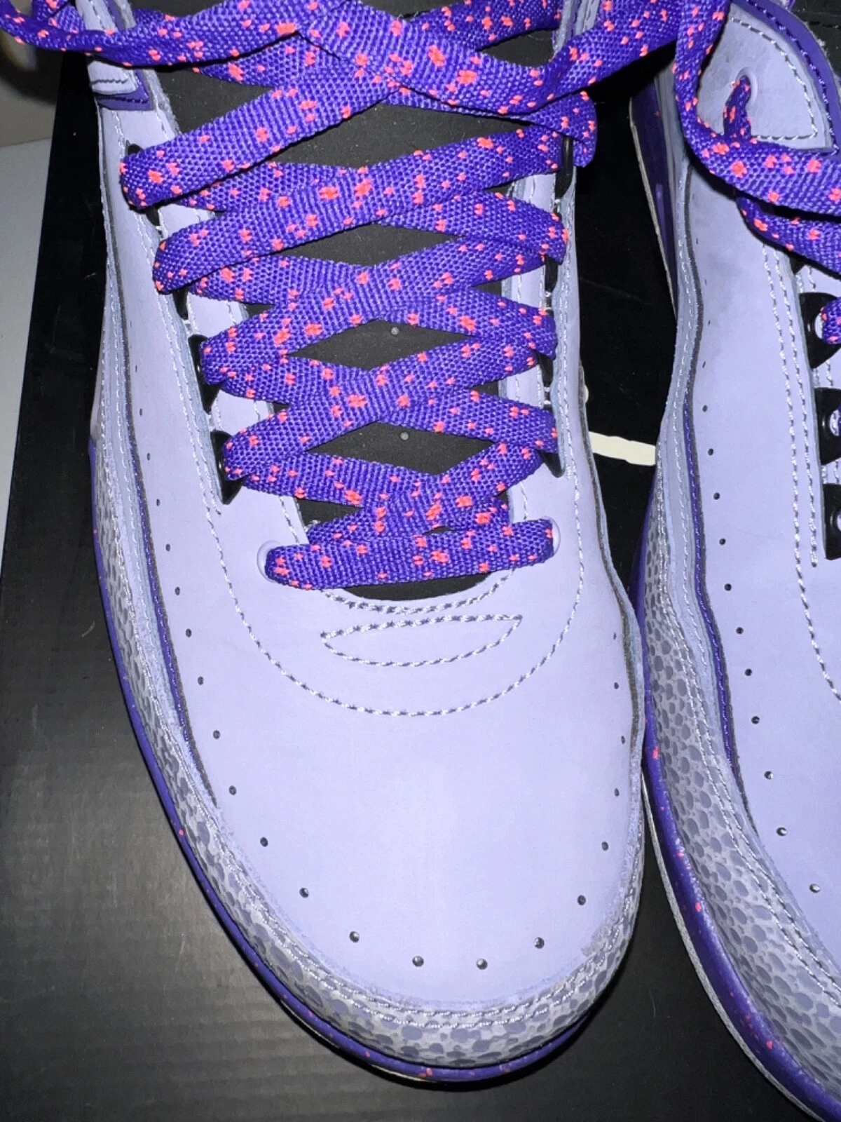 Air Jordan Retro 2 Iron Purple 385475-553 SZ 14 (WORE ONCE