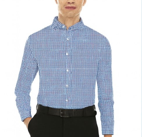 nautica slim fit wrinkle resistant dress shirt Printed Wrinkle-Resistant Cut for a slim fit Nautica Slim Fit Mens Dress