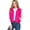 Hot Pink, variant on J. METHOD Women's Puffer Vest High Neck Sleeveless Zipper Clouser Padding Jacket with Pockets Warm Outerwear