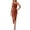 Orange dresses for women, variant on Wycnly Dresses for Women Basic Ruched Bodycon One Shoulder Irregular Wrap Strap Dresses Sleeveless Slash Neck Solid Summer Midi Formal Dress Black XXL