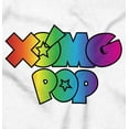 thumbnail image 2 of XOMG POP Colorful Neon Rainbow Logo Girls Kids T Shirt Tees Teen Brisco Brands S, 2 of 6