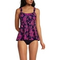 thumbnail image 3 of Lands' End Women's DDD-Cup Flutter Scoop Neck Tankini Top, 3 of 3