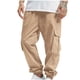 thumbnail image 3 of Puntoco Pantalones casuales largos para hombre, pantalones casuales de moda para hombre, cintura elástica con bolsillos, pantalones deportivos, 3 of 4