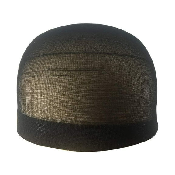 Wig Cap Nylon 2 Pieces,Stretchy Full Wig Cap For Women,Breathable Black Color