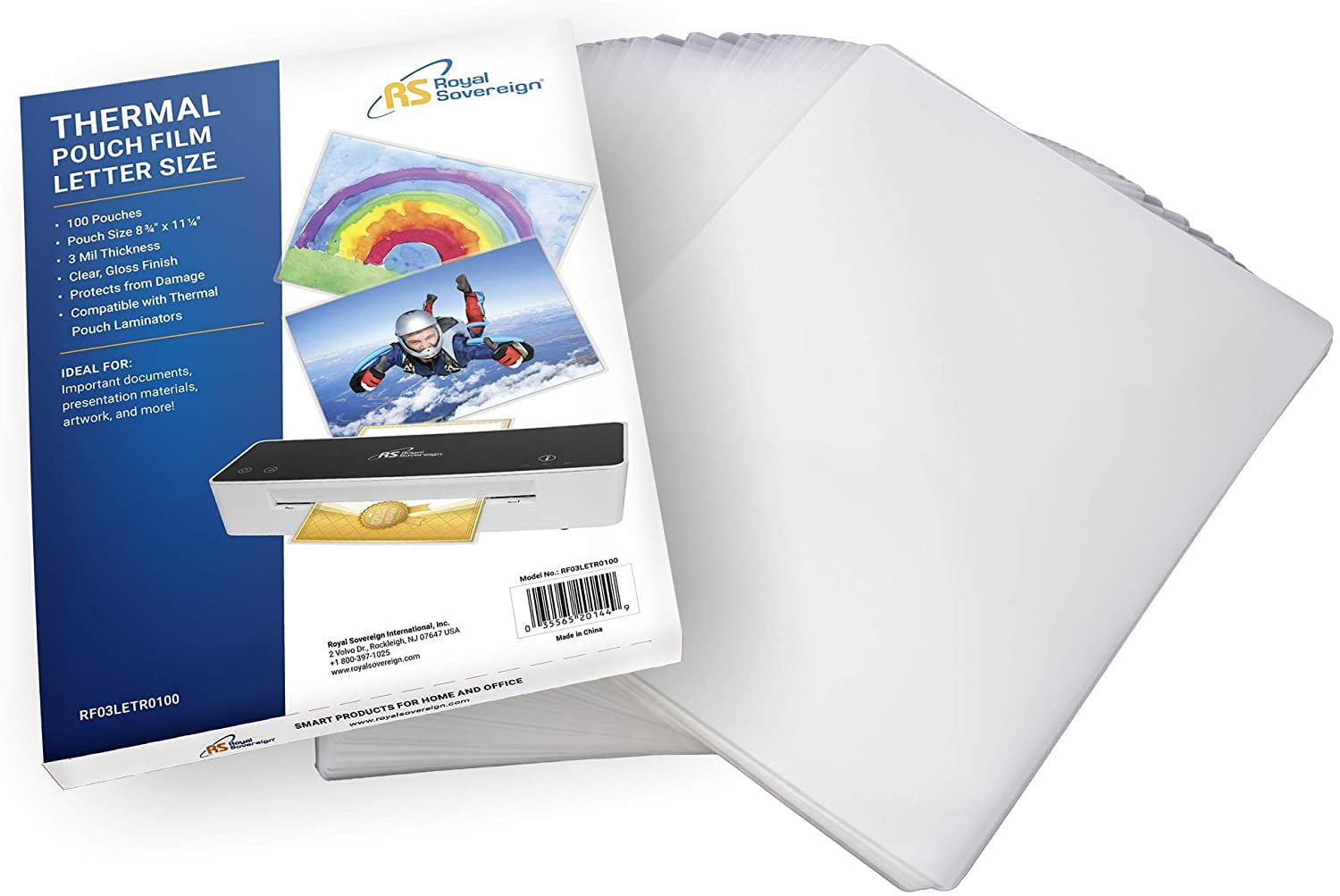 Royal Sovereign 3 Mil Thermal Pouch Film