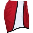thumbnail image 3 of 5% Nutrition Rich Piana Women's Gym Shorts, Red Athletic Moisture-Wicking Workout Fitness Clothes, 3 of 5