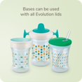 thumbnail image 4 of NUK Evolution Straw Cup 8 Oz(Pack of 2) Colors may vary, 4 of 5