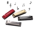 thumbnail image 2 of HOT!10 Holes For Rock Country Folk Jazz Melodica Swan Harmonica Diatonic Blues Harp Woodwind Music Instrument Mouth Organ 1PC He Qiyong unisex, 2 of 2