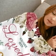 thumbnail image 6 of 70th Happy Birthday Blanket for Woman-70th Birthday Decorations for Women, 70 Year Old Birthday Gift Ideas for Her, Wife, Daughter, Sister, Friend, Flower Soft Throw Blanket 50" X 60"\u2026, 6 of 6