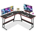 thumbnail image 3 of NiamVelo L-Shaped Gaming Desk 50 inches Corner Computer Desk, Home Office Desk with Large Desktop Gaming Table for Adults&Kids,Black, 3 of 9