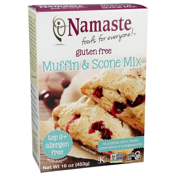 NAMASTE FOODS - Allergy-Friendly Gluten Free Muffin Mix - 16 oz, Case of 6