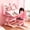 Pink, variant on YNCE 2Pcs Kids Function Desk Chair Set,Height Adjustable Children School Table Chair Set with Partition Design,Bookstand,Drawer,Ergonomic Desk Chair with Wide Writing Board,Sitting Corrector