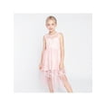 thumbnail image 4 of Robe Fille Rose Blush Flapper Vintage Années 1920 Dentelle à Pompons 10 Ans, 4 of 9