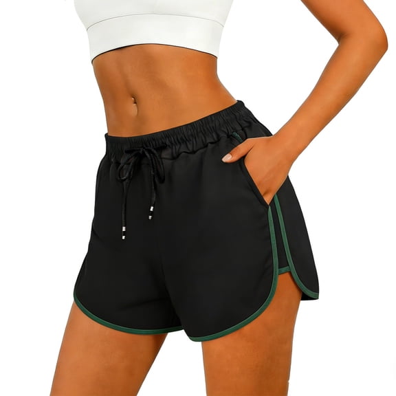 Heisall Running Shorts for Women Quick Dry 3 Inch Athletic Workout Gym Training Basketball Shorts
