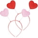 thumbnail image 1 of 2 piezas de diadema roja brillante con forma de corazón y purpurina para niña, aros para el pelo, suministros para fiestas de San Valentín, diadema de boda, 1 of 2