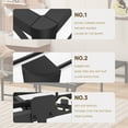 thumbnail image 4 of Z-HOM 16“ Twin Bed Frame, Heavy Duty Metal Platform Bed Frame with Under Bed Storage Space, Black, 4 of 7