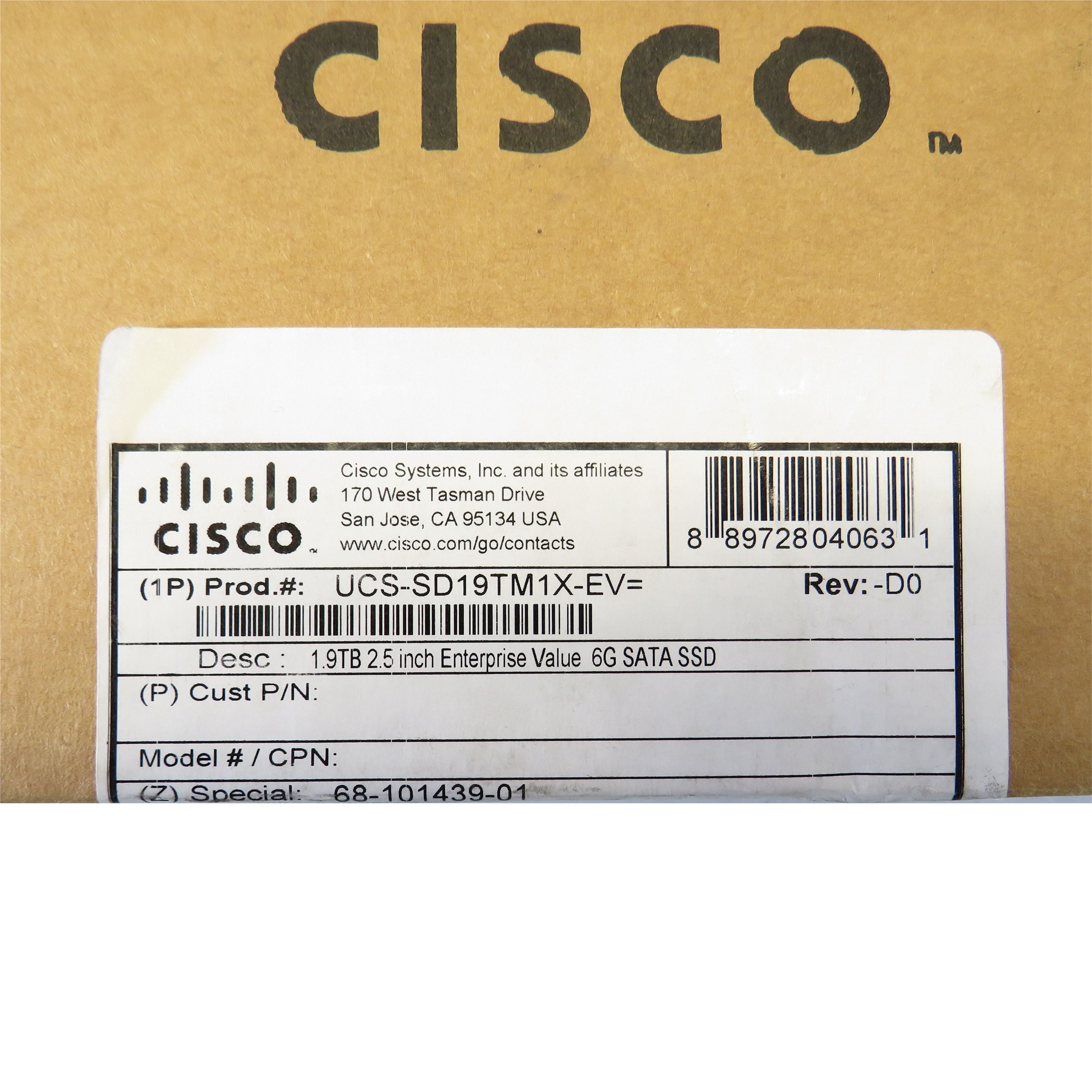 Pre-Owned 1.9 TB 2.5 inch Enterprise Value 6G SATA SSD (Micron 5100 ECO)