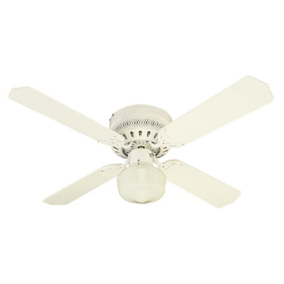 Westinghouse Casanova 42'' White 5.5 w LED Flush Mount Indoor Reversible Ceiling Fan with Light Kit