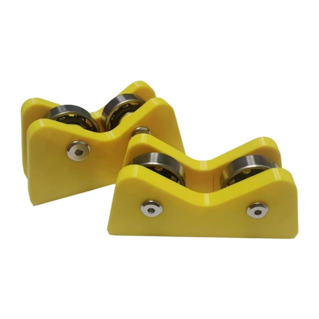 2PCS Pool Billiard Vecial para verificación de verificación de inspección portátil Inspeccione la detección de rectitud del club de billar de la Amarillo