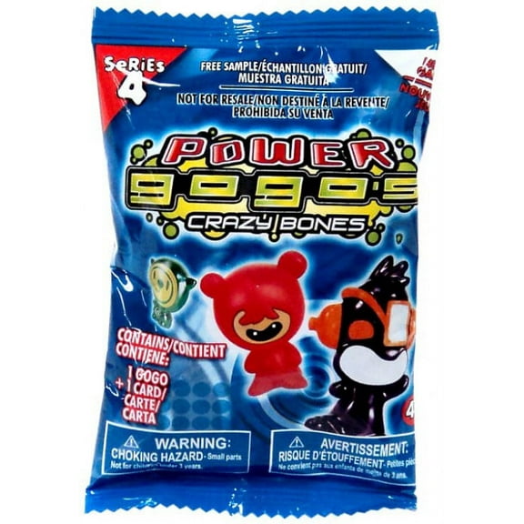 Magic Box Toys Crazy Bones Gogo's Series 4 Promo Pack Figurine