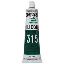 Boss Products 3 oz Clear Silicone Tub Caulk