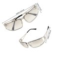 thumbnail image 2 of BRIGHTFUFU Gafas De Sol Unisex Con Marco Plateado Color Surtido Protección Solar Y Uso Cómodo Para Viajes, 2 of 8