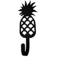 thumbnail image 1 of Village Wrought Iron WH-44-S Petit Crochet Mural Ananas - Noir, 1 of 2