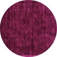 thumbnail image 1 of Ahgly Company Indoor Round Abstract Purple Contemporary Area Rugs, 5' Round, 1 of 4