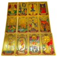 thumbnail image 3 of Nuevo jinete de plástico estampado en caliente hoja de oro tarot exquisito juego de mesa tarjetas de adivinación para colección, 3 of 3