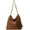 Brown, variant on Kukuzhu Quilted Tote Bag for Women, Soft Puffer Tote Bag Lightweight Designer Pleated Handbags with Purse