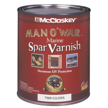 McCloskey Man O'War Spar Marine Interior & Exterior (Best Spar Varnish Marine)