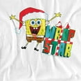 thumbnail image 2 of Spongebob Squarepants Wrap Star At Christmas Unisex Adult T Shirt, 2 of 5