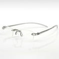 thumbnail image 3 of D-GROEE Unisex Lightweight Rimless Resin Light Reading Glasses +1.00 to +4.00, 3 of 6