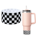 thumbnail image 2 of Checkered Pattern Protective Silicone Boot Cover, Silicone Protective Cover, Insulated Cup Cover, 2 of 5