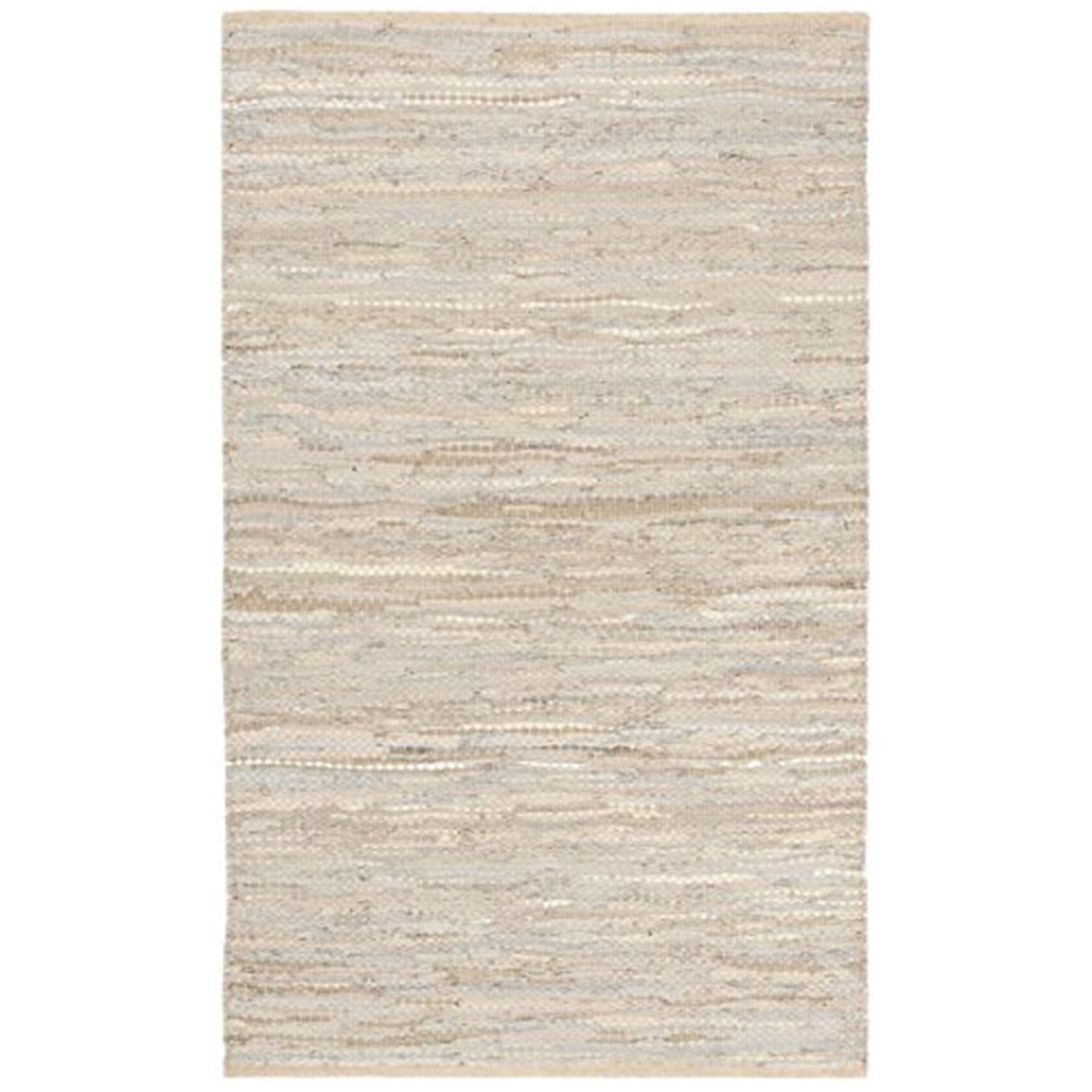 SAFAVIEH Vintage Leather Deemer Braided Abstract Area Rug, Beige, 2' x 3'