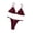 Black, variant on KYAIGUO Womens Two Piece Swimsuit Solid Color Bikini Set 2PCS Triangle Bathing Suits Beach Halter Swimwear for Women
