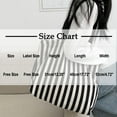 thumbnail image 3 of Hfnxid Tote Bag Cute Stripe Shoulder Tote Lightweight Shoulder Bag Large Capacity Handbag, 3 of 9