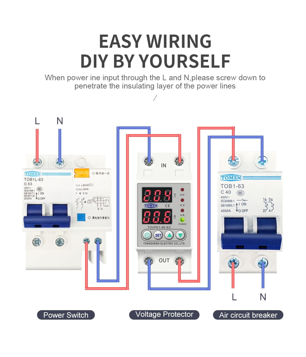 Efficient and Reliable Overvoltage Protection Device Suitable for DIN Rails