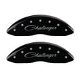 thumbnail image 2 of MGP 4 Caliper Covers Engraved Front Cursive/Challenger Engraved Rear RT Black finish silver ch Fits select: 2016-2019 DODGE CHARGER SXT, 2012-2019 DODGE CHALLENGER SXT, 2 of 6