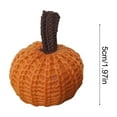 thumbnail image 3 of Fall Decor Thanksgiving Decorations Pumpkin Hanging Ornament 2 inch Soft Fabric Pumpkin Tree Decoration Fall Hanging Decoration Halloween Holiday Party Harvest Autumn Indoor Home Decoration, 3 of 7