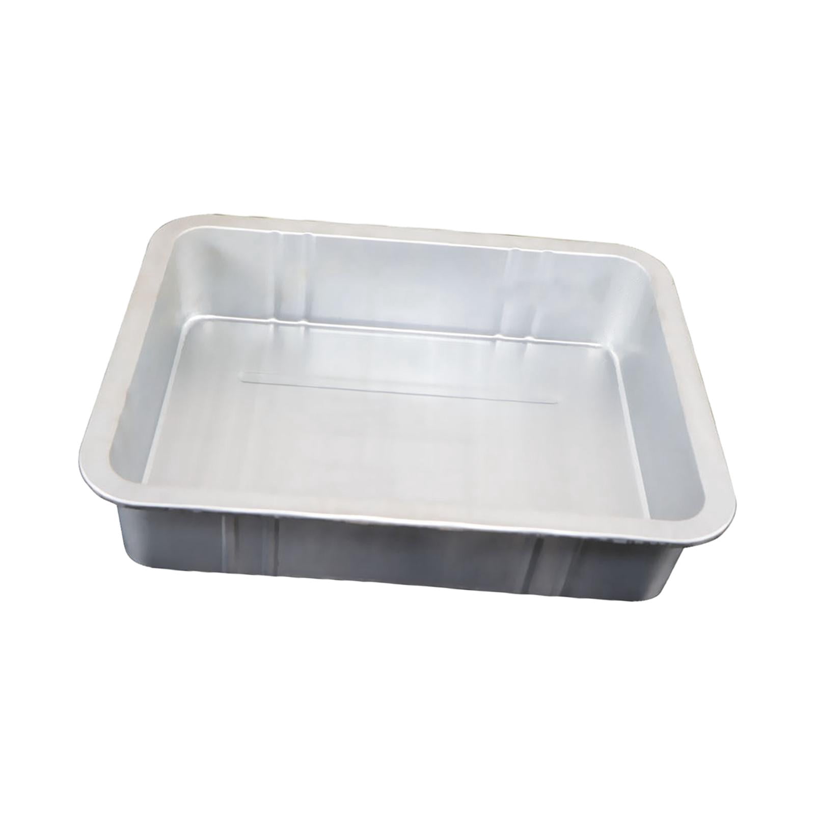 Nishiyuenyi Engine Oil Drain Pan Leakproof Large Capacity Professional Oil Trip Tray White M