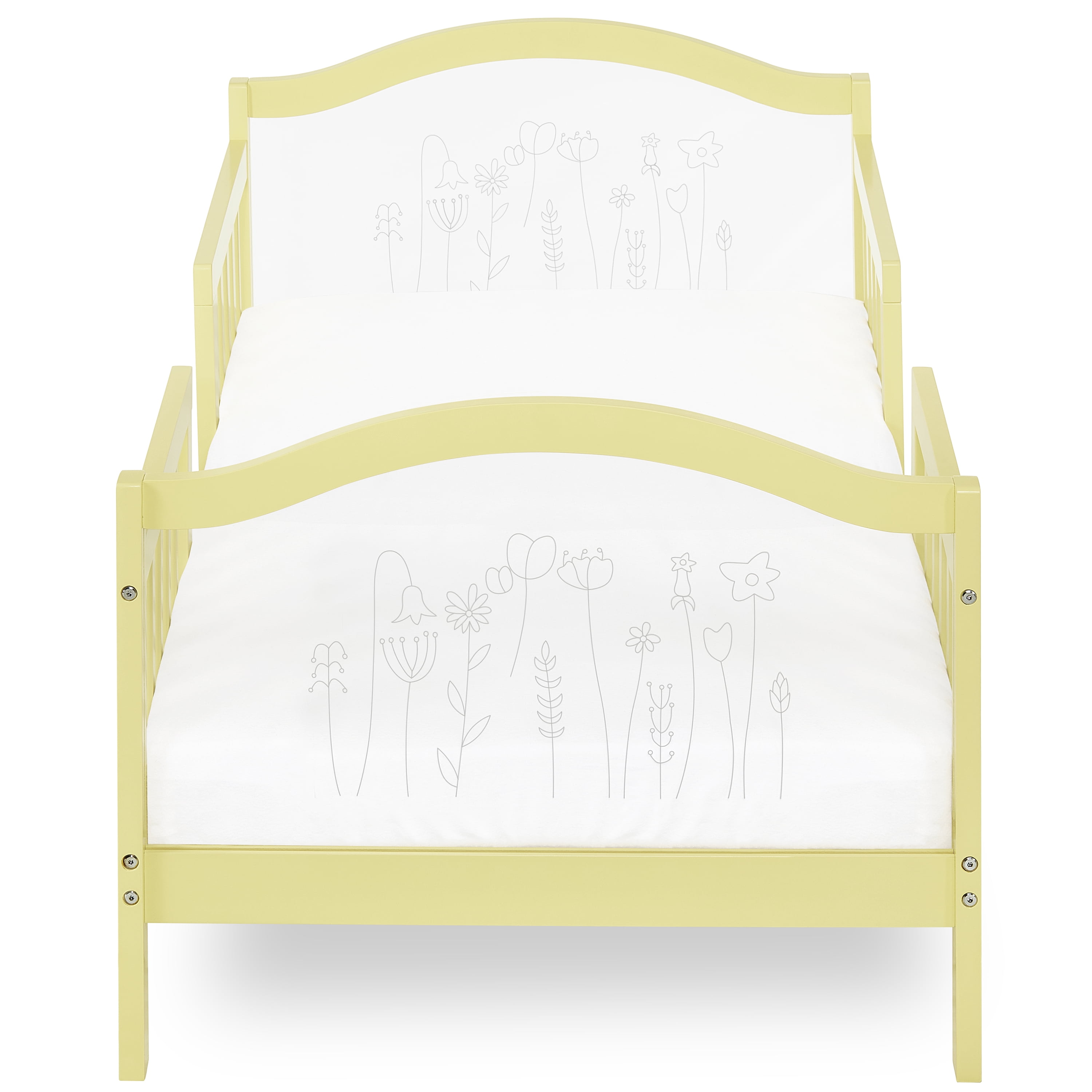 Dream On Me Rosie Toddler Bed in Yellow