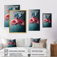 thumbnail image 4 of Designart Pink And Blue Flower Gerbera I Canvas Wall Art, 4 of 5