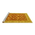 thumbnail image 2 of Ahgly Company Machine Washable Indoor Square Persian Yellow Traditional Area Rugs, 3' Square, 2 of 4