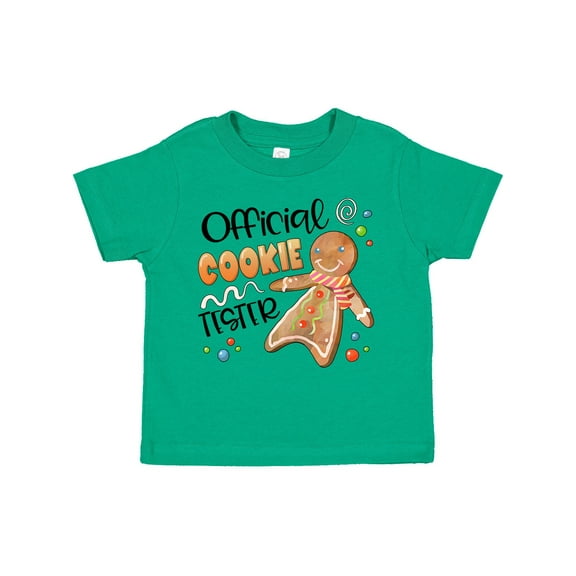 Inktastic Official Cookie Tester Cute Gingerbread Boys or Girls Toddler T-Shirt